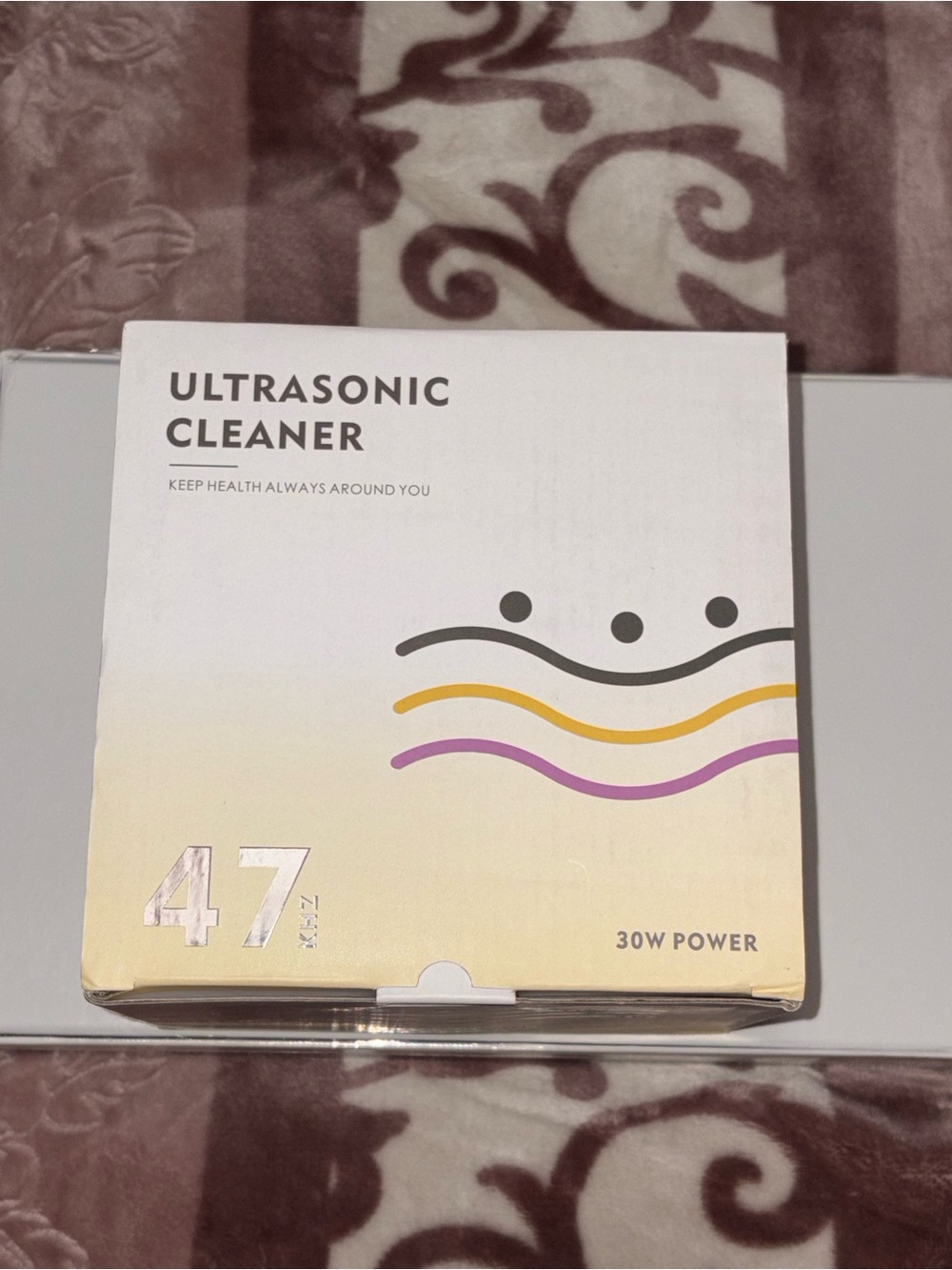 Ultrasonic Cleaner for Makeup Brushes and Jewelry- Yellow & Purple